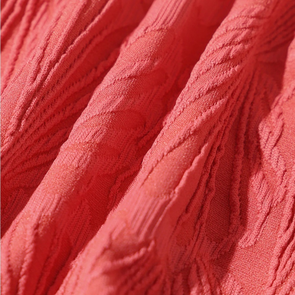 Berlook Red Jacquard Bikini Bottom ONLY 27 - Picture 10 of 11